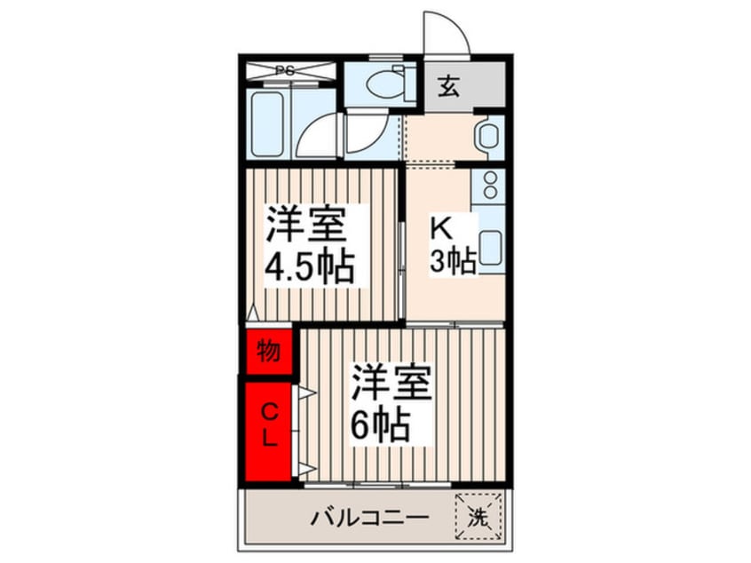 間取図 竹ノ塚グリーンハイツ