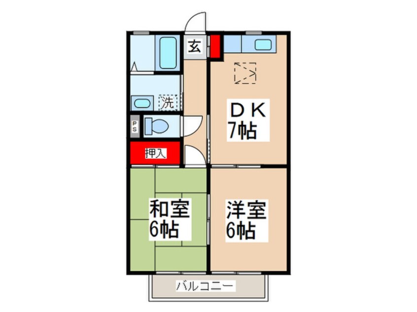 間取図 メゾンドニレ