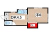 小島荘 1DKの間取り