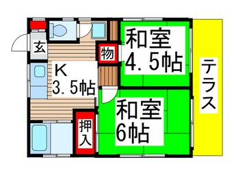 間取図 内田貸家１