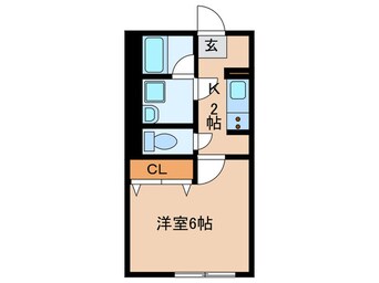 間取図 ハーモニーフラッツ神楽坂