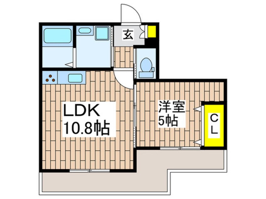 間取図 ミモザ・コート