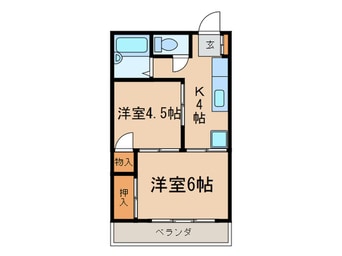 間取図 宇佐見マンション