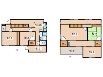 間取図 雪ノ下３丁目戸建