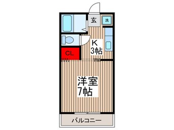 間取図 クレール・ボア