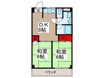 間取図 コ－ポ詩苑