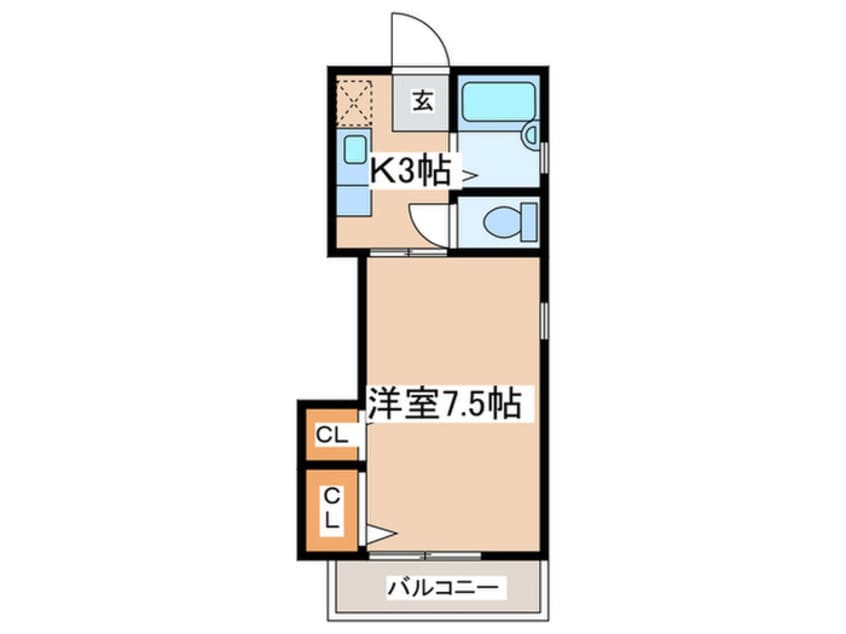 間取図 シ－ジョイⅡ