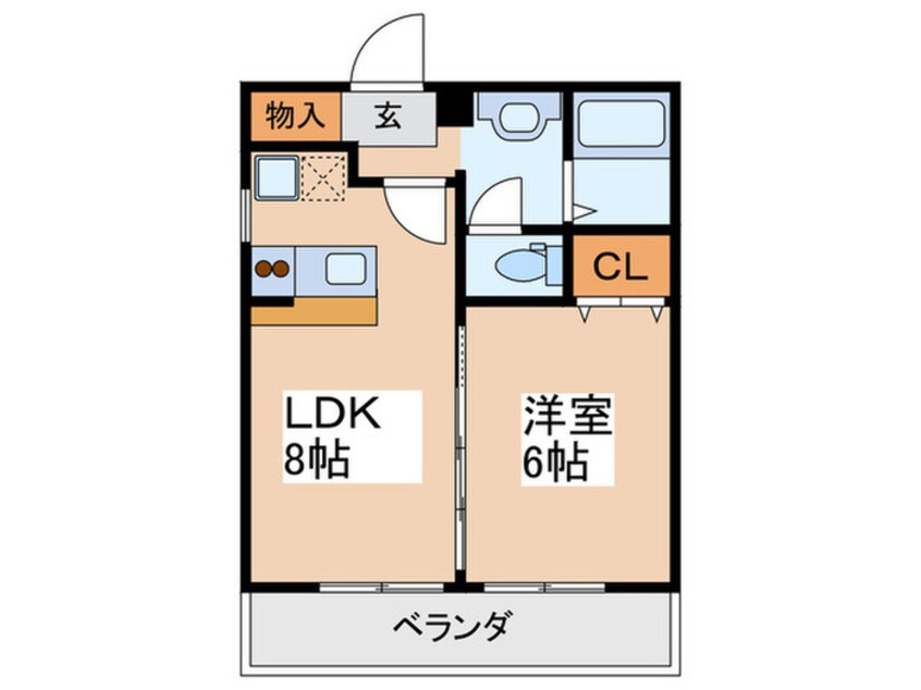 間取図 シティハウスお花茶屋