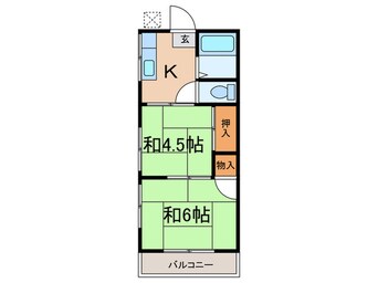 間取図 第二菱沼コーポ