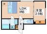 trias221 1LDKの間取り