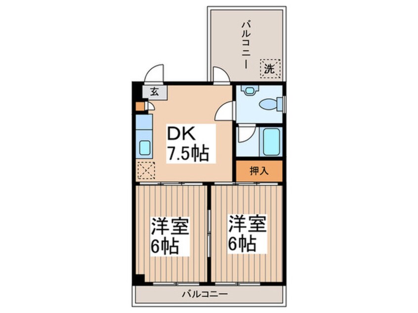 間取図 フォンテ－ヌ中野