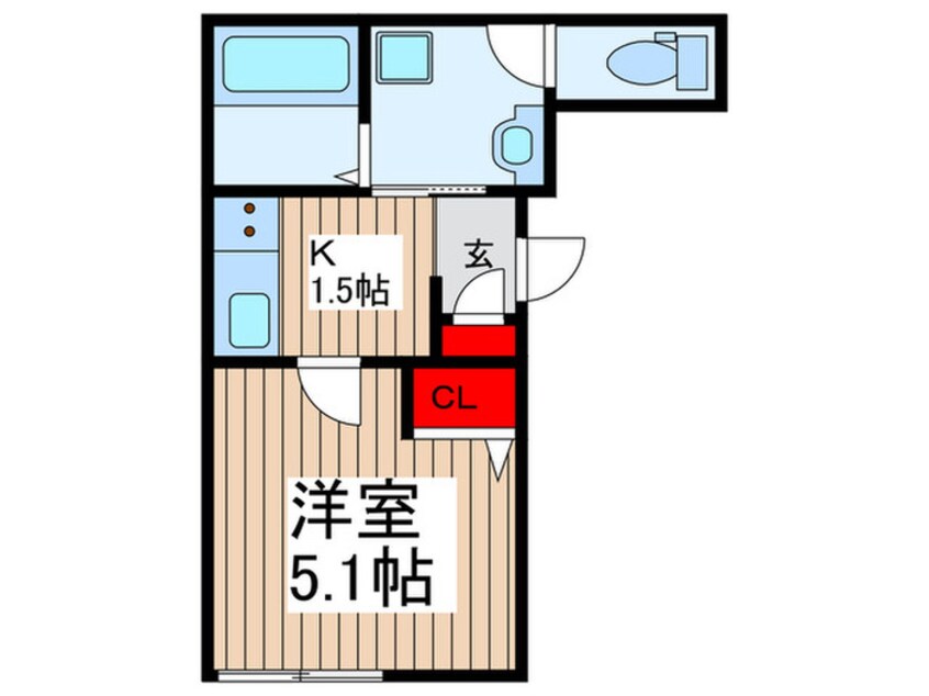 間取図 仮）キャメル川口芝富士