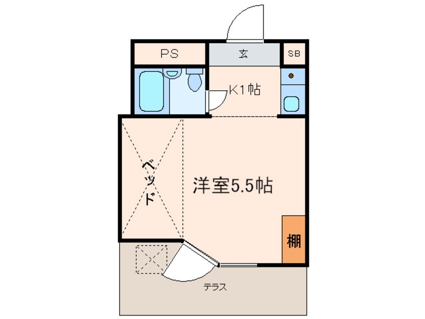 間取図 ヒミココ－ト経堂(102)