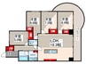 グリーンパーク北葛西 4LDKの間取り