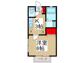 間取図 ニュ－ライフガ－デンⅡ