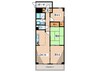 ﾗｲｵﾝｽﾞﾏﾝｼｮﾝ横浜鴨居（４０４） 3LDKの間取り