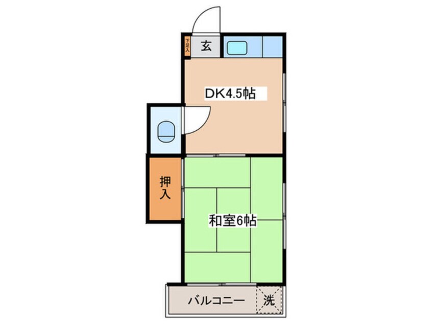 間取図 Ｋ－ＦＬＡＴ