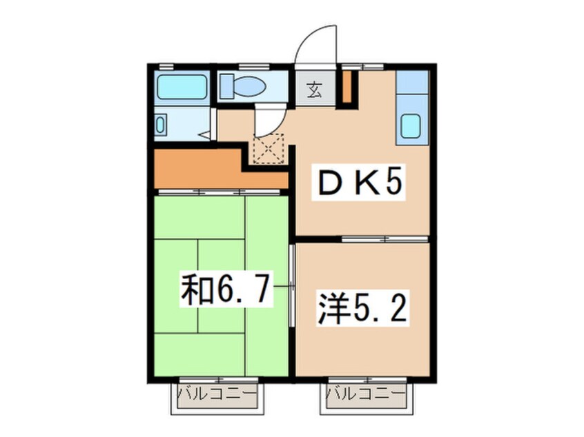 間取図 ルモニエⅢ