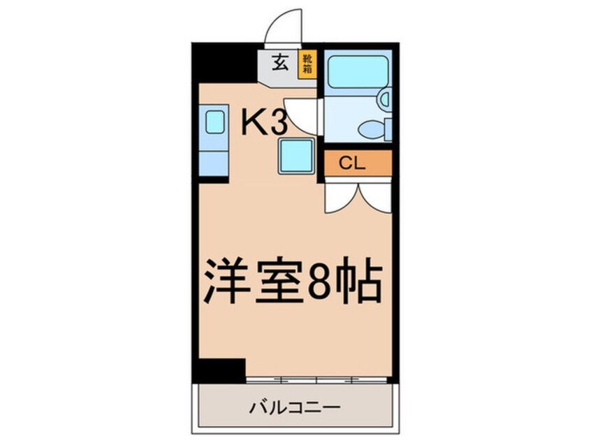 間取図 エルドラード玉川