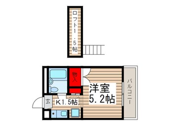 間取図 オネスティ津田沼壱番館