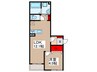 Camellia　House 1LDKの間取り