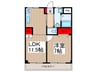第５井上マンション 1LDKの間取り