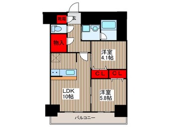 間取図 ＢＰＲレジデンス門前仲町