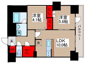 間取図 ＢＰＲレジデンス門前仲町