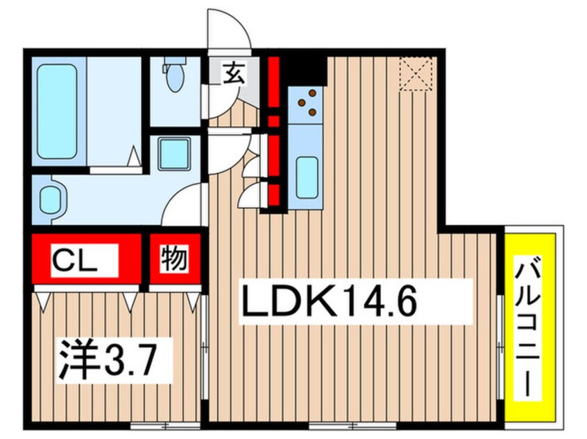 間取図 ルミエール神明町