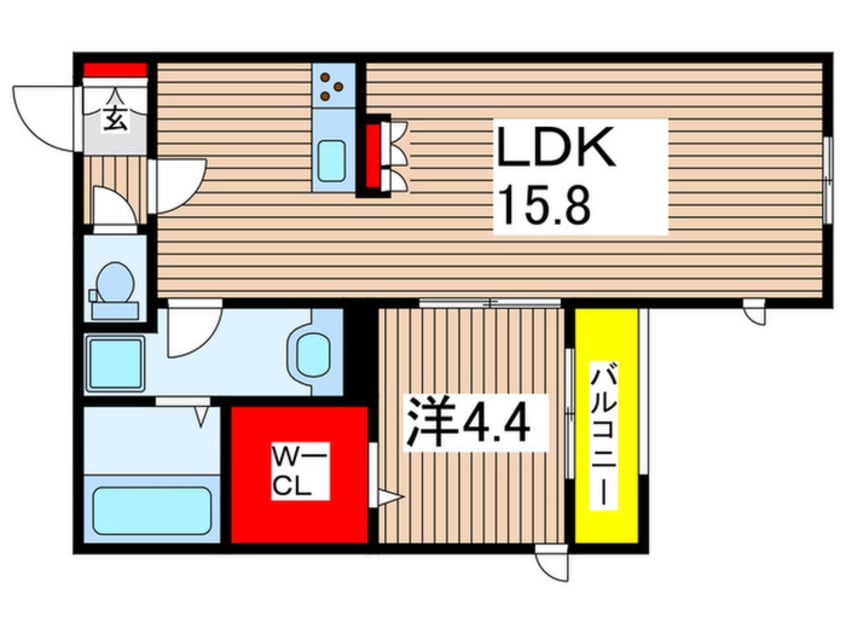 間取図 ルミエール神明町