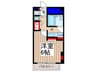 INOVE朝霞青葉台 1Kの間取り