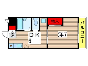 間取図 セプティモ稲毛