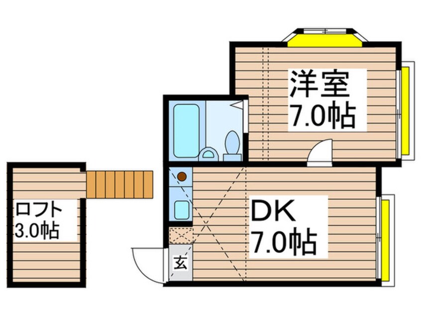 間取図 シエロ新検見川