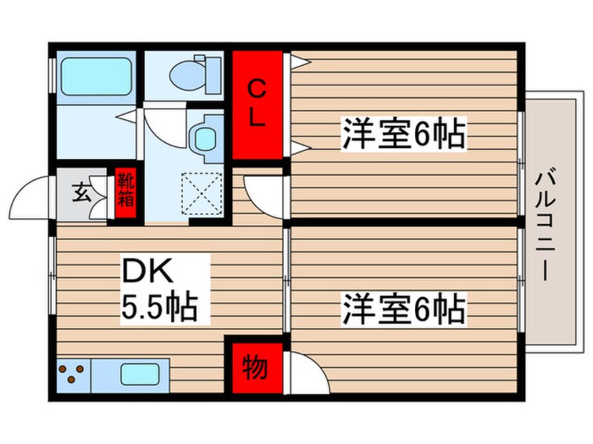 間取図 ユートピアメゾン高野台