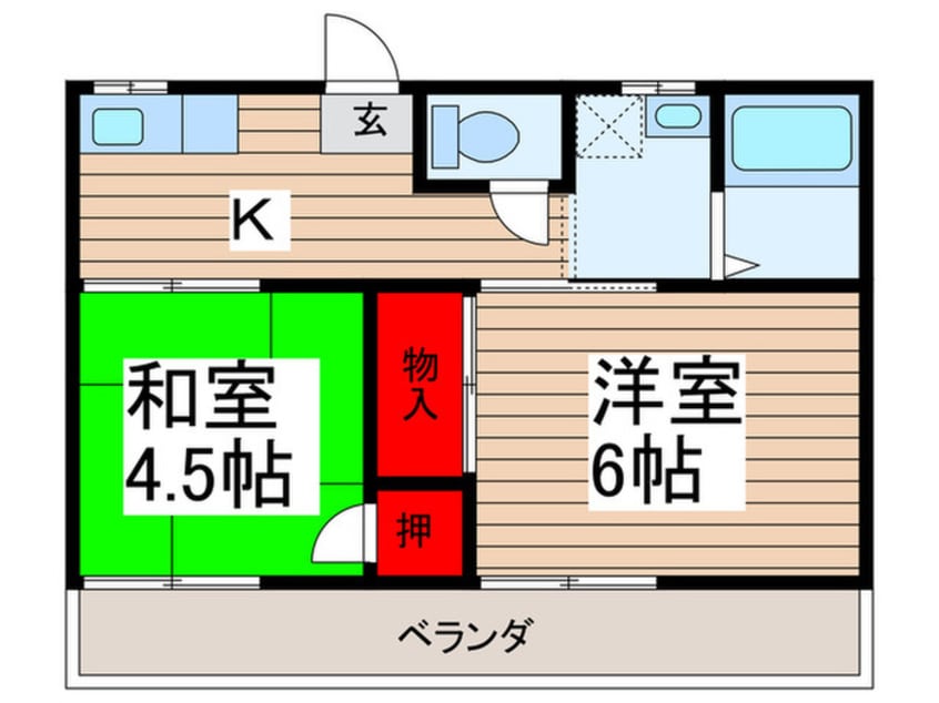 間取図 ファミーユ稲葉