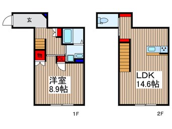 間取図 シュロス蓮田