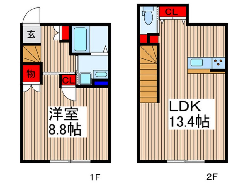 間取図 シュロス蓮田