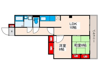 間取図 イーストコート町屋