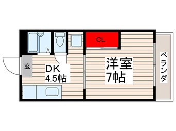 間取図 パレド－ルⅠ