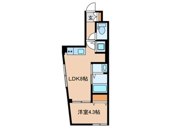 間取図 ALTERNA早稲田