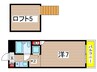 秋山菅マンション 1Kの間取り