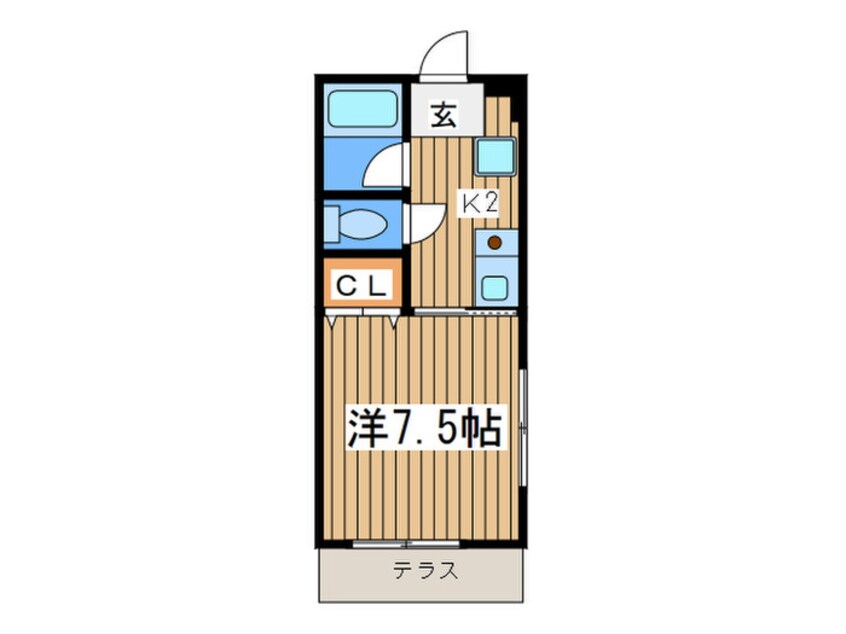 間取図 サンテラス丸山