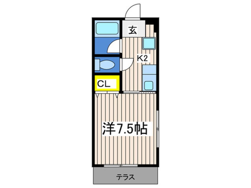 間取図 サンテラス丸山