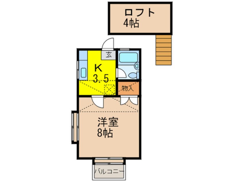 間取図 メドレイＢ