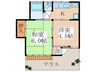 メープル 2Kの間取り