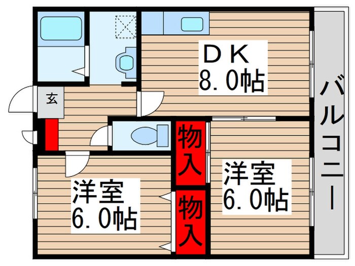 間取り図 パナタウン白旗Ⅰ