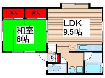 間取図 トクダコーポ