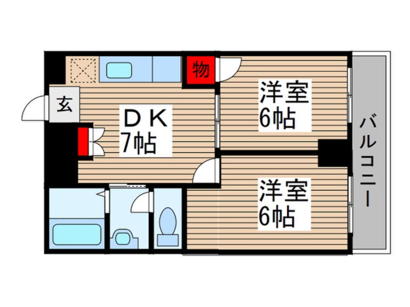 間取図 行徳倶楽部