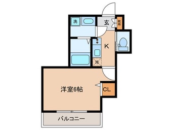 間取図 エクレール鴨居Ⅱ