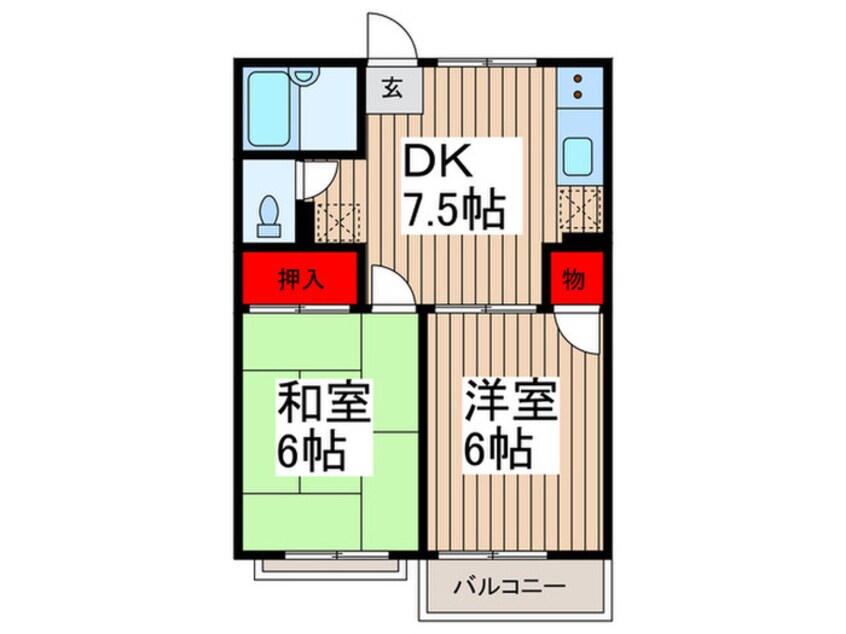 間取図 レピュート加藤１号棟